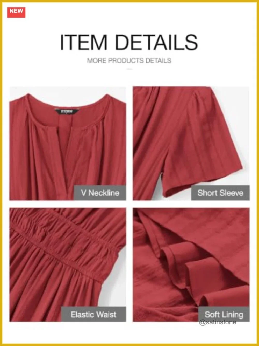 Womens Summer Maxi Dress Lightweight Short Sleeve V Neck Tiered Ruffle